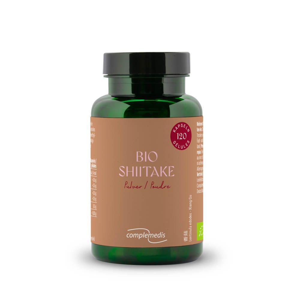 Bio shiitake pulver kapseln